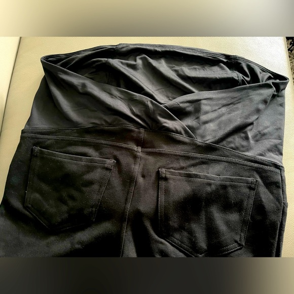 Over Belly Ponte Maternity Pants Isabel Maternity Ingrid Isabel Black - Picture 4 of 4